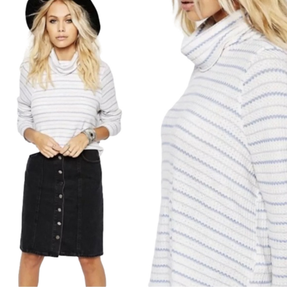 We The Free Drippy Thermal Striped Sweater